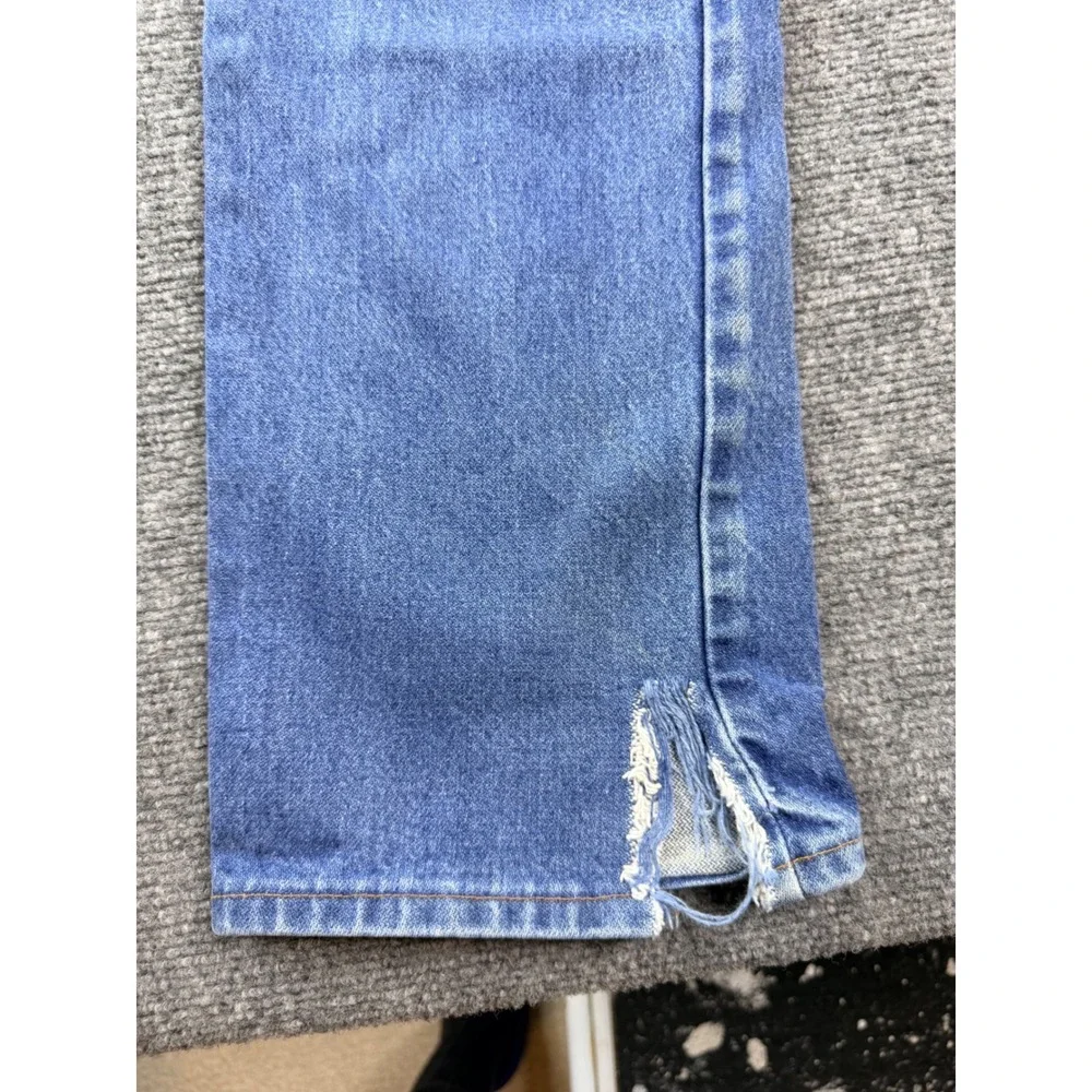 Wrangler 13MWZ Mens Blue Cowboy Cut Jeans 31x36‎ Made in USA Y2K Vintage Denim